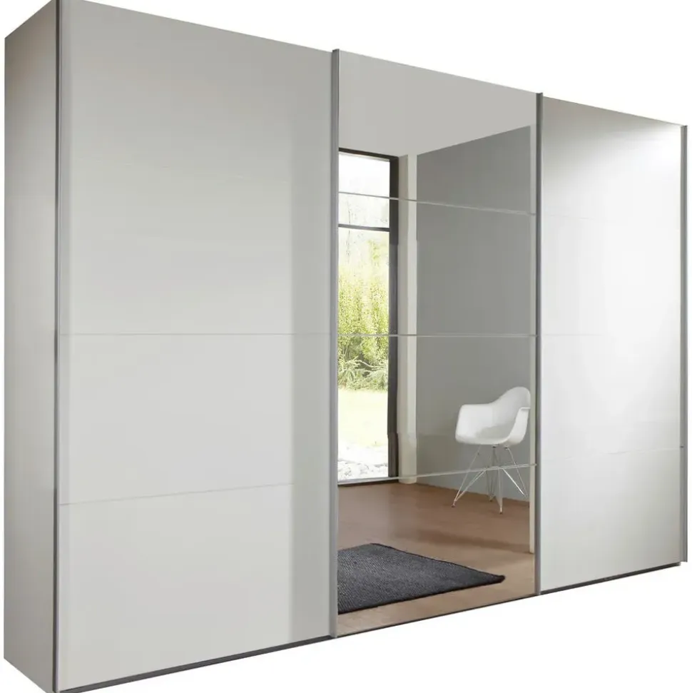 WIMEX Schwebetürenschrank Ernie 270 x 210 x 65 cm Weiß