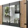 WIMEX Stockholm 270 x 210 x 65 cm graphit/edeltannen