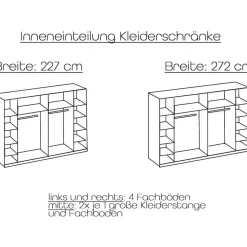 WIMEX Stockholm 270 x 210 x 65 cm graphit/edeltannen