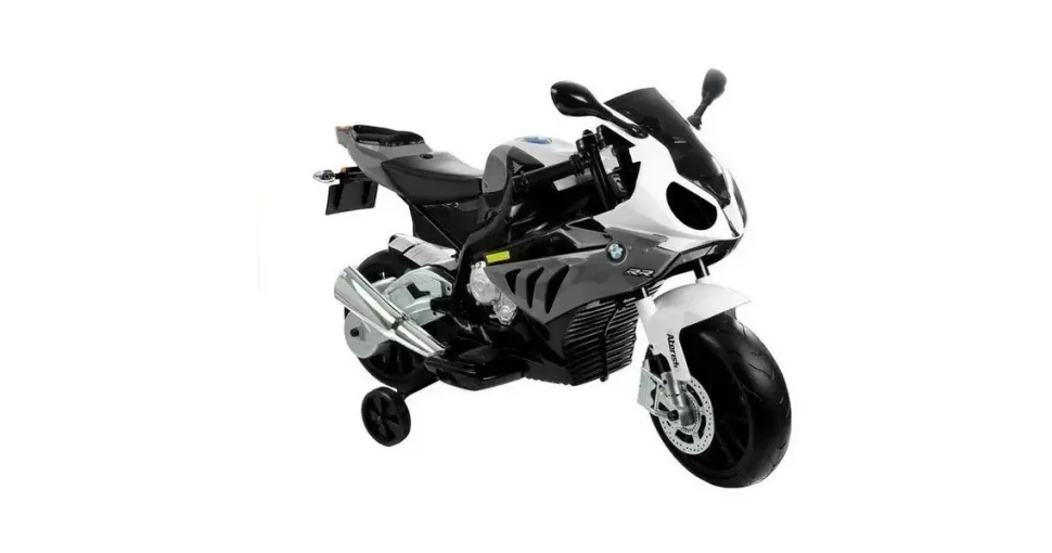 Wisam® Elektromotorrad für Kinder S1000RR Silbern/Grau