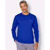 Witt Weiden Schlafanzug-Shirt Langarm Blau 56/58