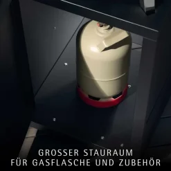 WMF Rollwagen H89/B59,7/T70 cm Stahl Schwarz