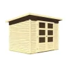 Woodfeeling Stockach 3 2,42 x 1,82 m natur