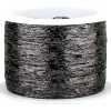 Woolly Hugs Garn Glitzer Schwarz 1000 m