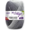 Woolly Hugs Sockenwolle Year Socks Grau 100 g