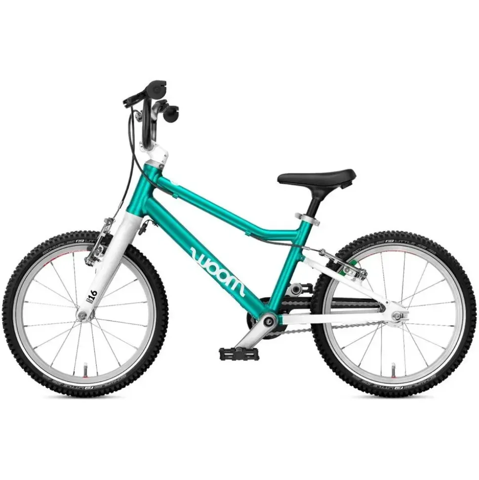 woom GO 3 16 Zoll metallic turquoise