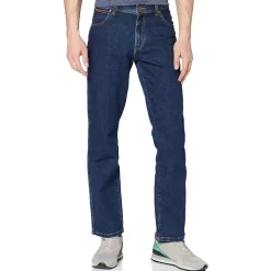 Wrangler Texas Stretch Jeans Dark Stone Blue 30 34