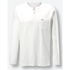 wäschepur Schlafanzug-Shirt Langarm Beige 56/58