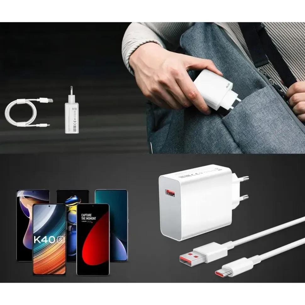 Xiaomi 120W Charging Combo (Type-A) - Weiß