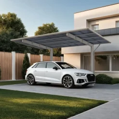 Ximax Carport Wing 2,76 x 5,31 m silber