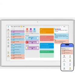 Xoro CPF 10 E1 – Smarter Familien-Planer Digitaler Kalender Aufgaben Essensplanung | 1280x800 Display 16GB Speicher Familien-Organizer