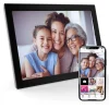 Xoro Digitaler Bilderrahmen, 1280x800 HD IPS Touch Display, 16GB Speicher, Automatische Rotation, Teilen Sie Fotos sofort von überall aus