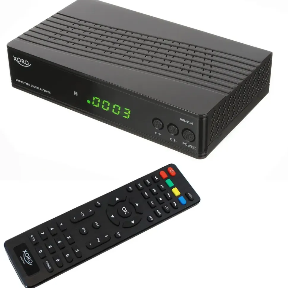 Xoro HRS 9194 HD Satellitenreceiver (Twin-Tuner DVB-S2,