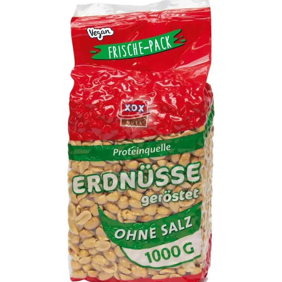 XOX Erdnüsse ungesalzen 1kg