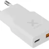 Xtorm Go2 SlimLine Wand-Ladegerät 25W 1x USB-C/ 1x USB-A weiß