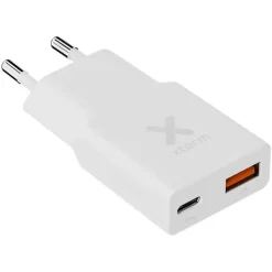 Xtorm Go2 SlimLine Wand-Ladegerät 33W 1x USB-C/ 1x USB-A weiß