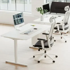 Yaasa Schreibtisch Desk Pro 140 x 80 cm Weiß/Weiß