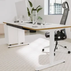 Yaasa Schreibtisch Desk Pro 160 x 80 cm Multiplex Weiß/Weiß