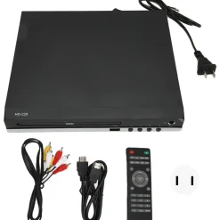 YUDO Mini-dvd-player 1080P, mit Fernbedienung, Hd-multimedia-schnittstelle, Usb-anschluss, 110–240-v-netzteil und Us-stecker