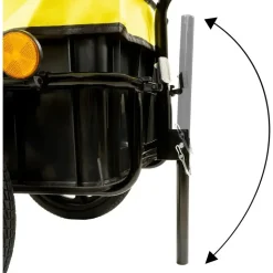 Zelsius Fahrradlastenanhänger gelb/schwarz 2023