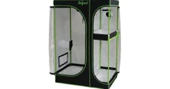Zelsius Growzelt 90 x 60 x 135 cm Schwarz, Grün