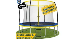 Zero Gravity Outdoor Trampolin 305 cm rund Blau/Gelb