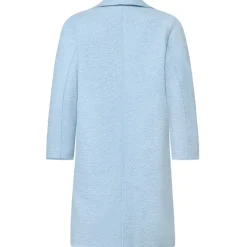 Zero Mantel in Wolloptik in Soft Chambray | Gr.: 36
