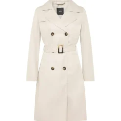 Zero Trenchcoat mit Gürtel und seitlichen Eingrifftaschen, beige 44