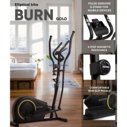 Zipro Burn Gold Schwarz