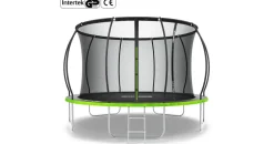 Zipro Jump Pro Premium 374 cm Schwarz/Grün