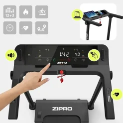 Zipro Laufband Pacto Schwarz